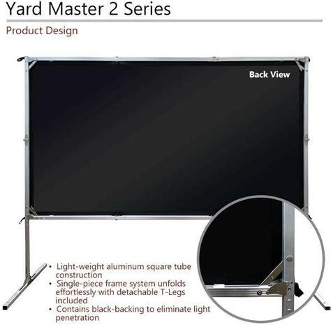 9x16 220 Inch DIY Projector Screen Material Outdoor Movie Night Party ...