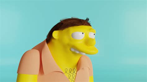 ArtStation - Barney Gumble - The Simpsons