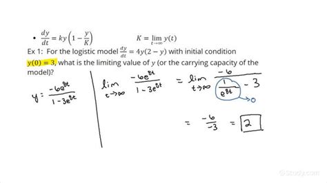 Using the Logistic Growth Model & Initial Conditions to Determine the ...