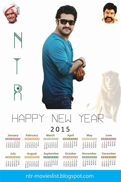 Junior Ntr Calender 2015 - NTR-MOVIES LIST