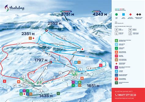 Shahdag Ski Resort Piste Maps