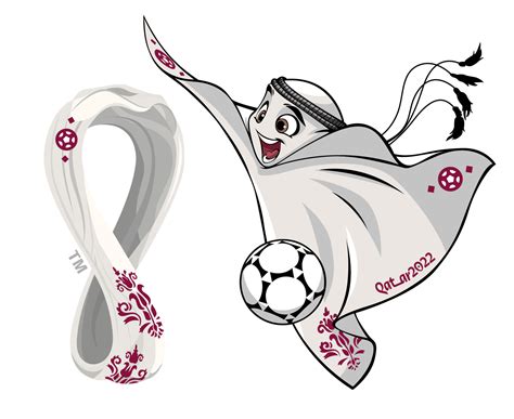 Mascot Fifa World Cup Qatar 2022 With official Logo Symbol Mondial And ...