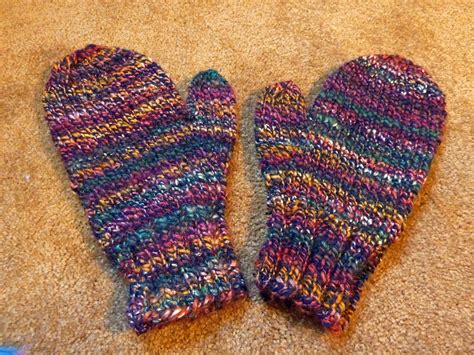 Knitting Pattern For Fingerless Mittens Using 2 Aiguilles - Mike Nature