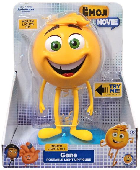 The Emoji Movie Poseable Light Up Gene 8 Figure Just Play - ToyWiz