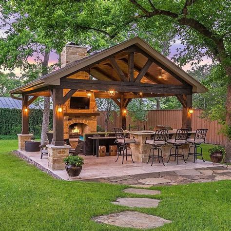 The Top 45 Backyard Pavilions Ideas - Trendey in 2023 | Backyard ...