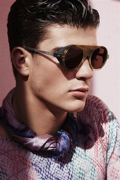 Zandre du Plessis for Giorgio Armani Eyewear Spring Summer 2016