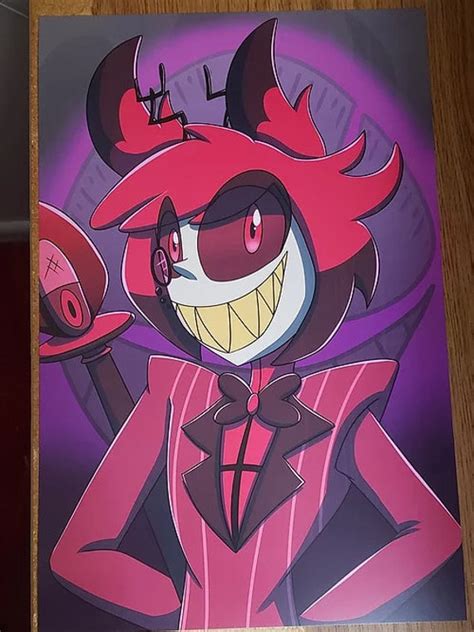 Alastor hazbin Hotel Print | Etsy