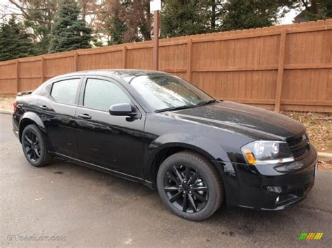 Black 2013 Dodge Avenger SXT Blacktop Exterior Photo #76423557 ...