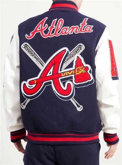 Pro Standard Jacket - Logo Mashup Varsity - Atlanta Braves - Midnight ...