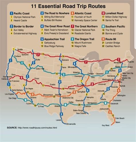 Best Road Trip Itinerary Usa at Samuel Allen blog