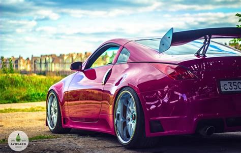 Wallpaper nissan, 350z, pink images for desktop, section nissan - download