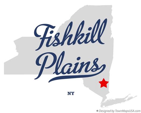 Map of Fishkill Plains, NY, New York