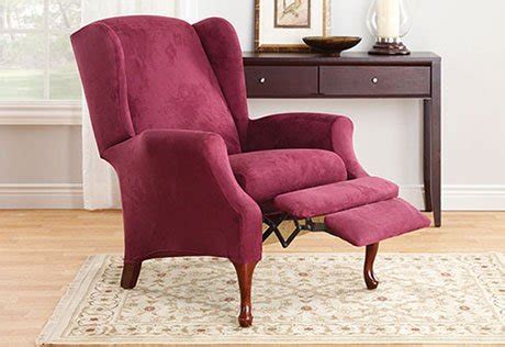 Wingback Recliner Slipcover - Home Furniture Design