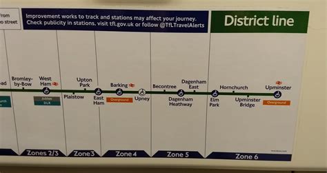 Line map on District Line, London Underground | Daniel Bowen | Flickr