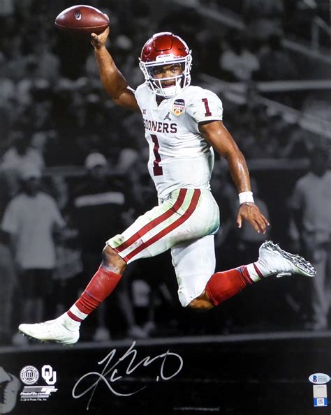 Kyler Murray Autographed Signed 16x20 Photo Oklahoma Sooners - Beckett ...