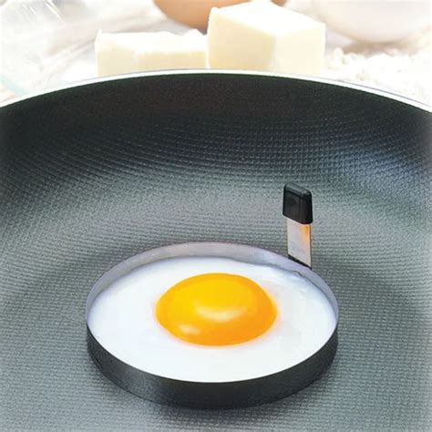 New Home Kitchen Round Shaped Cook Fried Egg Mold Pancake Stainless ...