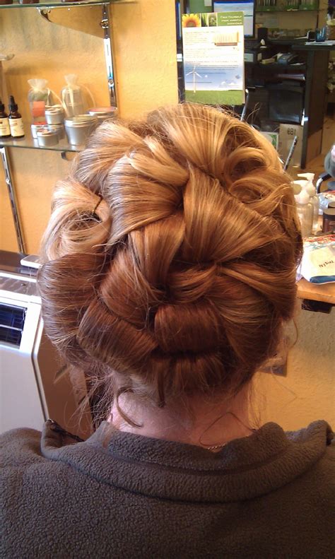 Beautiful updo with barrel curls | Long hair styles, Prom hairstyles ...