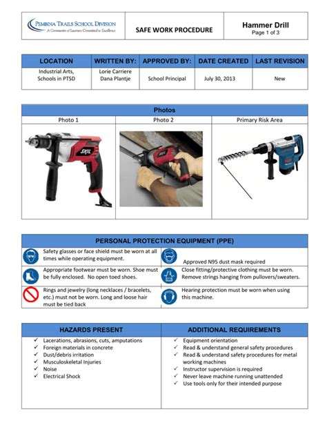 Hammer Drill | Manualzz