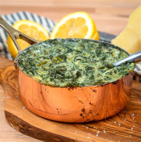 Keto Creamed Spinach Steakhouse Copycat - Culinary Lion