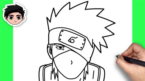 How To Draw Kakashi Hatake | Naruto - Easy Step By Step | Easy Drawings ...