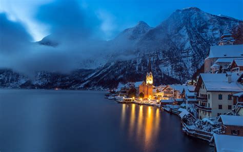 Austria Hallstatt Winter 2020 Scenery HD Photography Preview ...