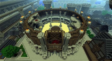 Inspirational Minecraft arena buildings ideas | Minecraft Pixel Art ...