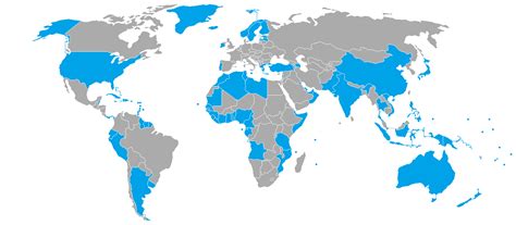 Countries with coastal largest cities - Vivid Maps