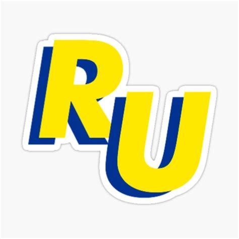 "Ryerson university “RU” logo" Sticker by Paintraven | Redbubble