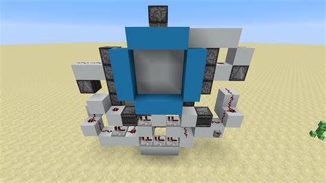 I just made a 2-wide 3x3 piston door. I'm proud of it.[11x2x9] : r/redstone