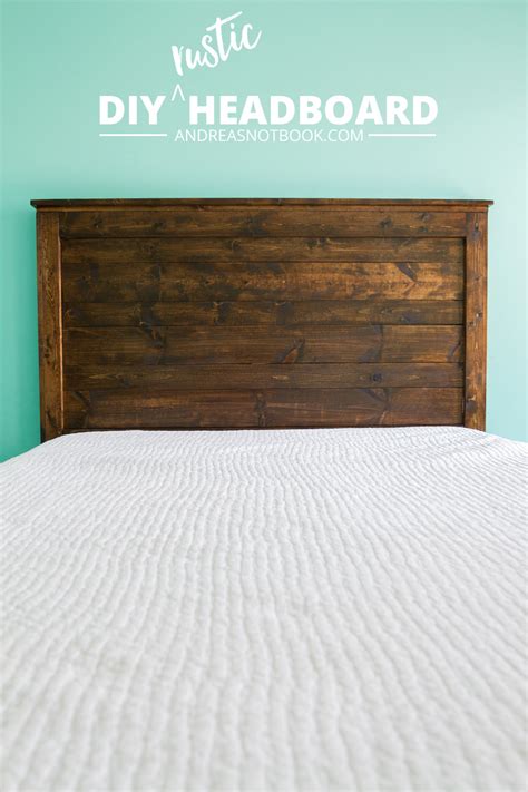 How To Make A DIY Rustic Headboard