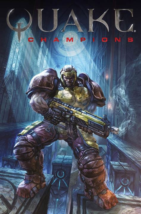 A first look at the Quake Champions comic character art | Character art ...