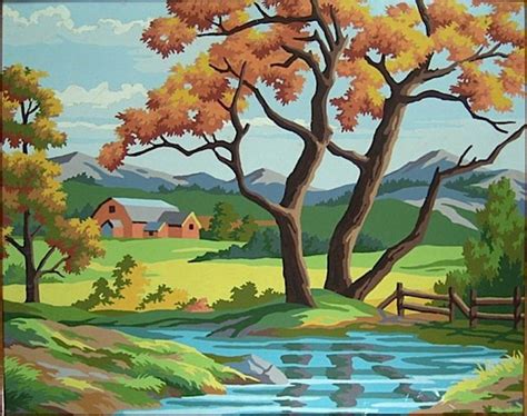 New England Autumn (25XX2) | Paint By Number Museum