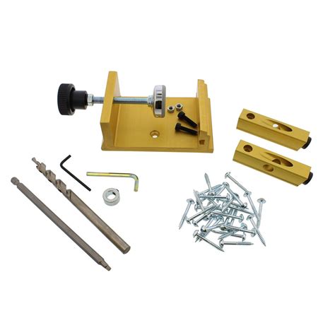 DCT Pocket Hole Jig Clamp Joinery System 42Piece Kit for Corner Angle ...