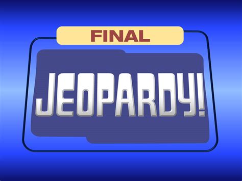 Final Jeopardy! Logo (2001-02) by cwashington2019 on DeviantArt