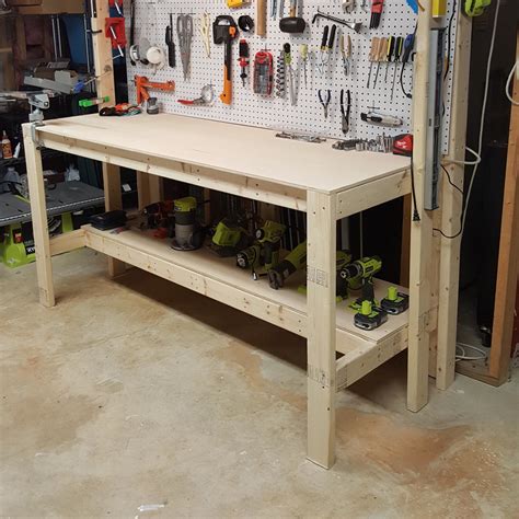 What is the best size for a garage workbench? | Garage Sanctum