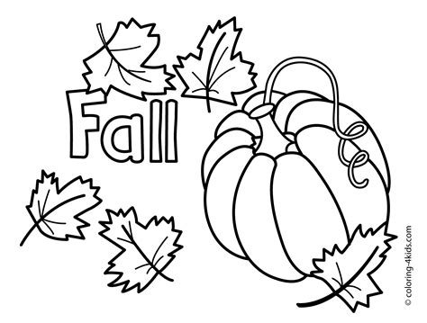 Free Printable Fall Coloring Pages For Toddlers