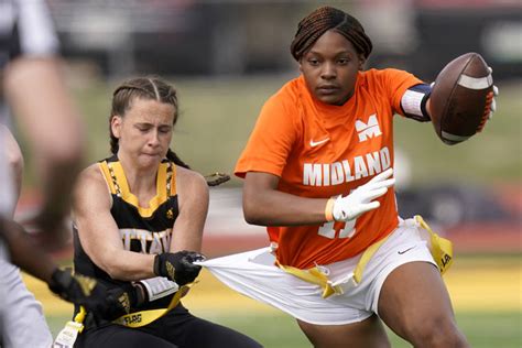 Following their passion, women go far to play college flag football ...