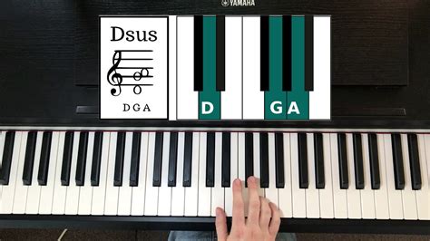 How Dsus Chord on Piano - YouTube