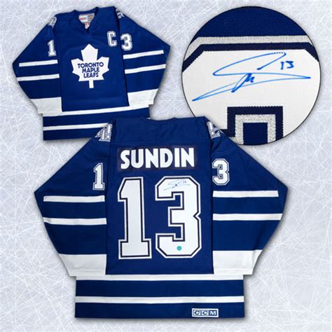 Mats Sundin Toronto Maple Leafs Autographed Retro CCM Hockey Jersey ...