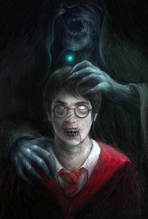 Harry Potter and dementor's kiss by Bidos666 on DeviantArt