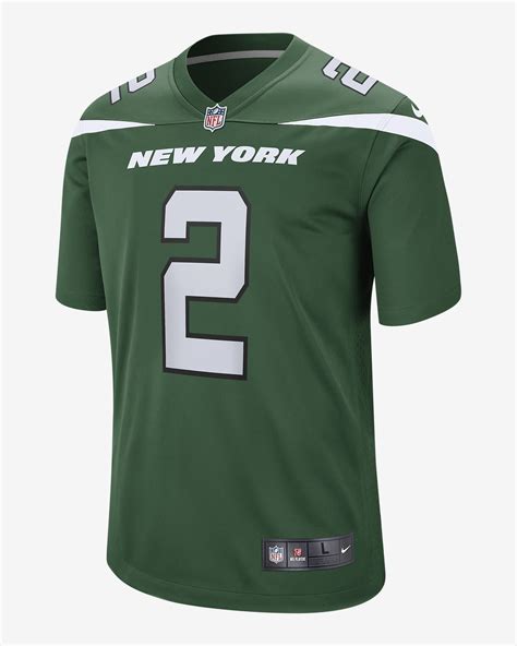 NFL New York Jets (Zach Wilson) Men's Game American Football Jersey ...