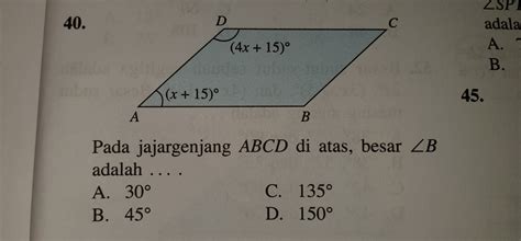 Cara Mencari Besar Sudut Jajar Genjang - Gaya Modis