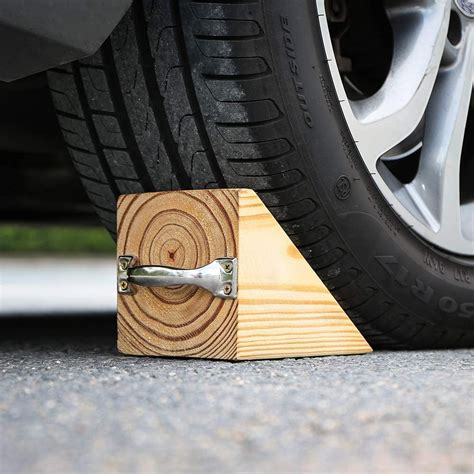 Wood Wheel Chocks Rubber