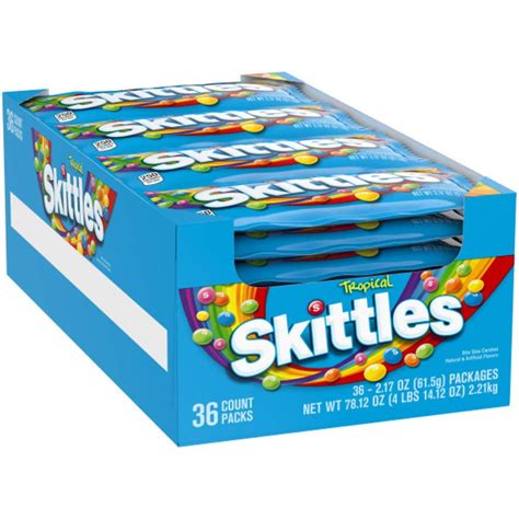 SKITTLES Tropical Candy, 2.17 ounce 36-Count Box Nepal | Ubuy