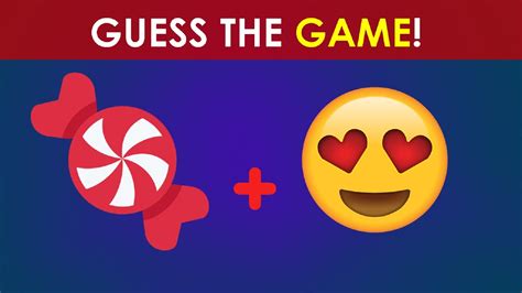 Could You Guess The Game From The Emojis? | Emoji Challenge - YouTube