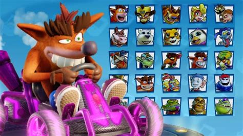 Crash team racing characters - archijuja