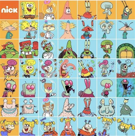 Iconic Nickelodeon characters crossed with one another | Nicktoons ...