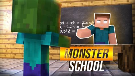 Top 4 Monster School Minecraft Animations - YouTube