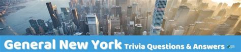 37 New York Trivia Questions (and Answers) | Group Games 101