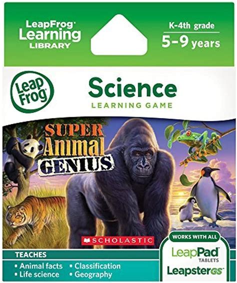 Amazon.com: LeapFrog Explorer Game: Super Animal Genius (for LeapPad ...